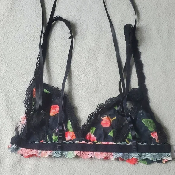 HANKY PANKY  WOMEN'S PAPILLION ROSE  BRALETTE, NEW, NO TAGS - Picture 5 of 11